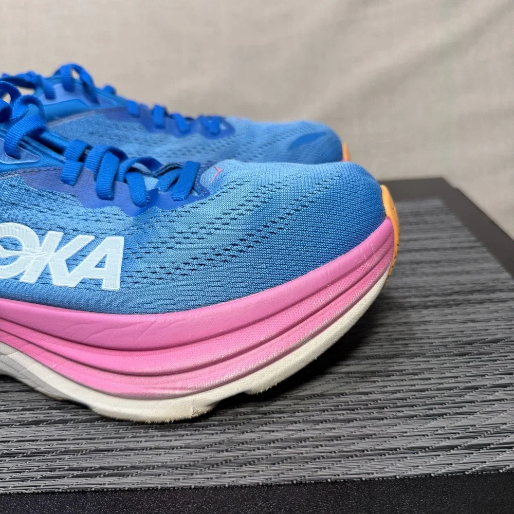 Hoka One Bondi 8 Shoes - Womens 10 - Blue Running 1127952 CSAA Comfort
